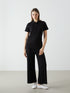 LC Waikiki Polo Neck Textured Women'S T-Shirt